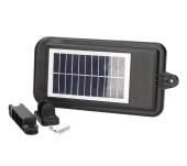 APLIQUE SOLAR BAJURA CON SENSOR NEGRO
