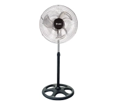 VENTILADOR DE PIE SANDI NEGRO Y CROMADO