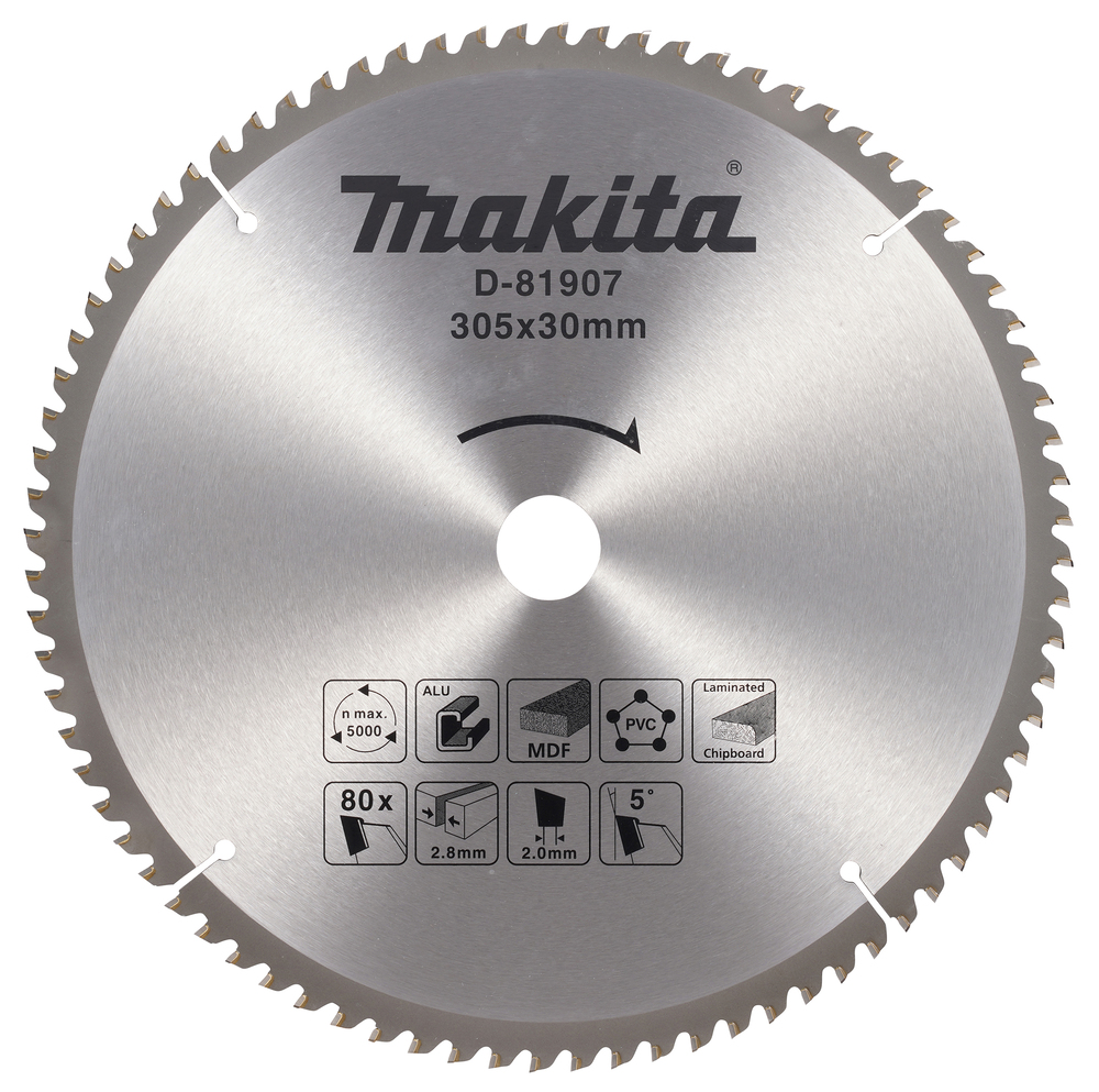 SERRA CIRCULAR MAKITA ALUMINI FIBRA PVC