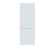 PANEL SEMIMACIZO RANURADO LACADO BLANCO