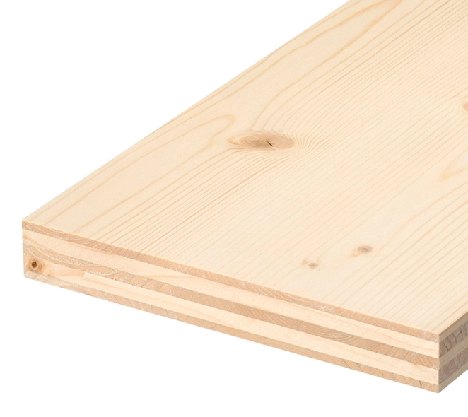 TABLERO DE MADERA PENTACAPA DE ABETO A/B