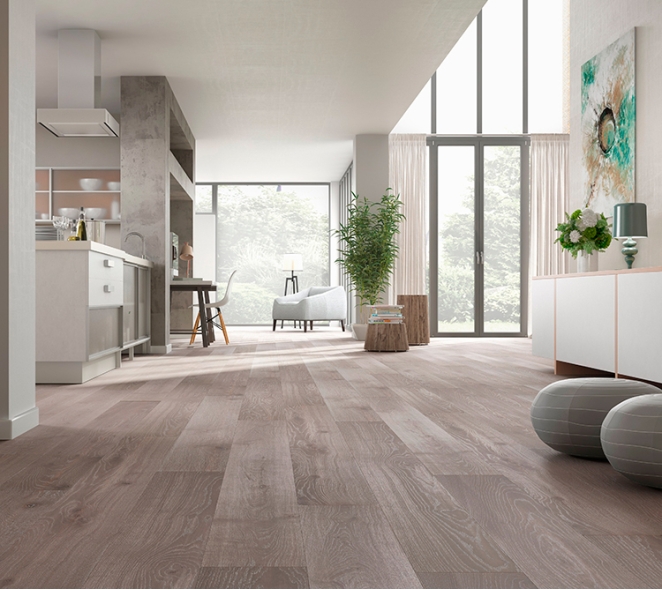 PARQUET ROBLE GRIS CLARO PREMIUM 1 LAMA 4 BISELS PARQUET ROBLE GRIS CLARO PREMIUM 1 LAMA 4 BISELS