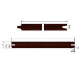 DECK EXTERIOR BAMBÚ MIDNIGHT BLACK (3UN) DECK EXTERIOR BAMBÚ MIDNIGHT BLACK (3UN)