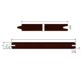 DECK EXTERIOR BAMBÚ MIDNIGHT BLACK (3UN) DECK EXTERIOR BAMBÚ MIDNIGHT BLACK (3UN)