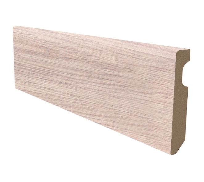 RODAPIÉ SUELO LAMINADO ROBLE WAVELESS BLANCO