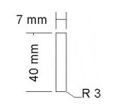 CORNISA PVC BARIWALL HAYA OSCURA CORNISA PVC BARIWALL HAYA OSCURA