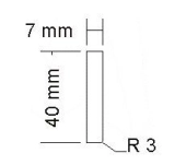 CORNISA PVC BARIWALL ROURE CLAR CORNISA PVC BARIWALL ROURE CLAR