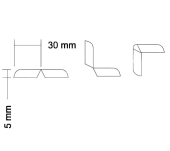 ÁNGULO VARIABLE PVC BARIWALL MAPLE