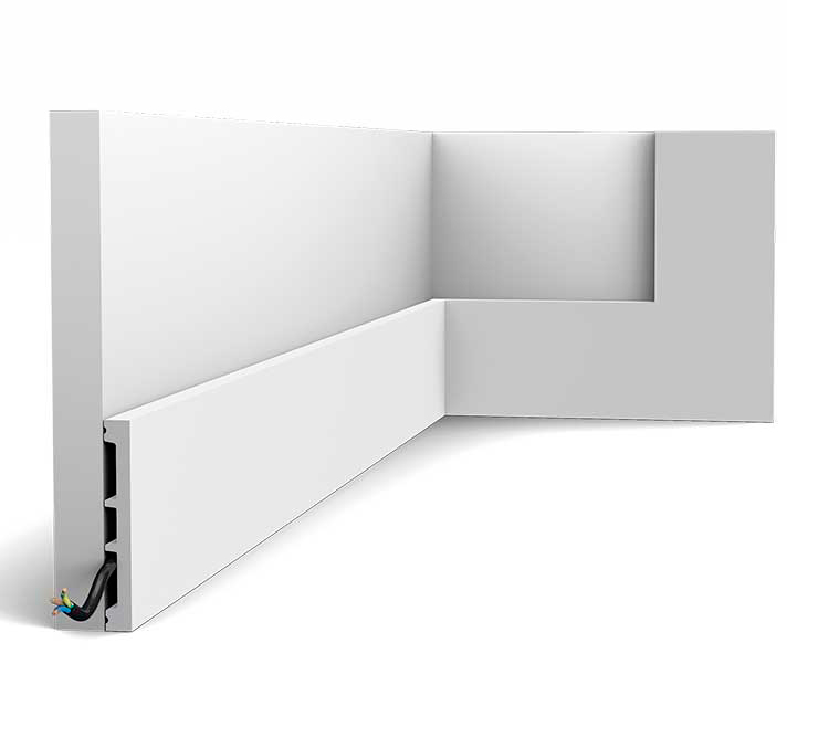 ZÓCALO ORAC DECOR DX163 LACADO BLANCO