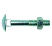 TORNILLO CABEZA REDONDA DIN-603 CON TUERCA TORNILLO CABEZA REDONDA DIN-603 CON TUERCA