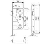 PANY ENCASTAR HOPPE 911 PORTES DE PAS