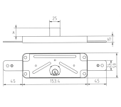 CERRADURA SOBREPONER MCM 1511 PUERTAS METÁLICAS CERRADURA SOBREPONER MCM 1511 PUERTAS METÁLICAS