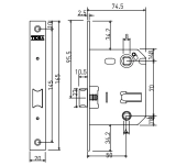 PANY ENCASTAR UNIFICAT TESA 134U PANY ENCASTAR UNIFICAT TESA 134U