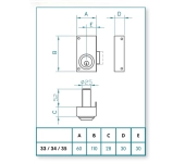 PANY SOBREPOSAR JIS 33-6 CILINDRE FIX DRETA PANY SOBREPOSAR JIS 33-6 CILINDRE FIX DRETA