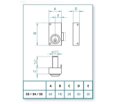 PANY SOBREPOSAR JIS 34-6 CILINDRE FIX DRETA PANY SOBREPOSAR JIS 34-6 CILINDRE FIX DRETA
