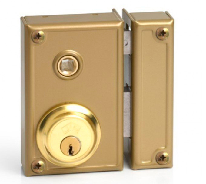 CERRADURA SOBREPONER JIS 35-7 CILINDRO FIJO DCHA