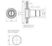 CERRADURA OJMAR 2907 PUERTA CORREDERA CRISTAL CERRADURA OJMAR 2907 PUERTA CORREDERA CRISTAL