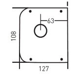 CERRADURA SOBREPONER MOTTURA CS411 CERRADURA SOBREPONER MOTTURA CS411