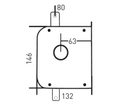 CERRADURA SOBREPONER MOTTURA CS620 LLAVE C/BARRAS CERRADURA SOBREPONER MOTTURA CS620 LLAVE C/BARRAS
