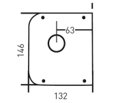 CERRADURA SOBREPONER MOTTURA CS600 CERRADURA SOBREPONER MOTTURA CS600