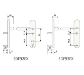 MANILLA CIEGA TESA ANTIPÁNICO CF60 MANILLA CIEGA TESA ANTIPÁNICO CF60