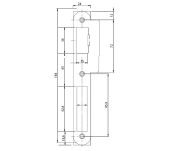 CERRADURA ANTIPÁNICO CORTAFUESGOS TESA 4030 S/C