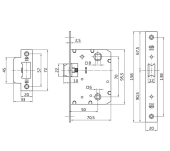 PICAPORTE UNIFICADO AMIG 4100 PASO Y CONDENA PICAPORTE UNIFICADO AMIG 4100 PASO Y CONDENA