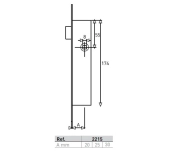 PANY ENCASTAR TESA 2215 DE COP SENSE PALANCA PANY ENCASTAR TESA 2215 DE COP SENSE PALANCA
