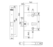 PICAPORTE UNIFICADO TESA 134U SILENCIOSO PICAPORTE UNIFICADO TESA 134U SILENCIOSO