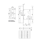 CERRADURA PUERTA CORREDERA AGB 705 CILINDRO CERRADURA PUERTA CORREDERA AGB 705 CILINDRO