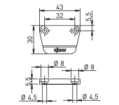 TOPE PARA SEGUNDA PUERTA OJMAR 0901