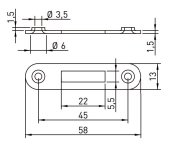 CERRADERO PLANO OJMAR CERRADURA 2855 CERRADERO PLANO OJMAR CERRADURA 2855