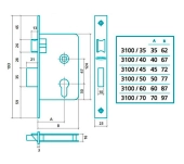 PANY ENCASTAR EZCURRA 3100 COP I CLAU S/CILINDRE PANY ENCASTAR EZCURRA 3100 COP I CLAU S/CILINDRE