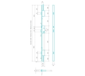 CERRADURA 3P EZCURRA 2000/3 C/CILINDRO C/CORTO CERRADURA 3P EZCURRA 2000/3 C/CILINDRO C/CORTO