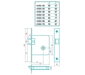 PICAPORTE EMBUTIR EZCURRA 4100 PICAPORTE EMBUTIR EZCURRA 4100
