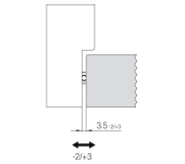 BISAGRA INVISIBLE KRONA KUBI7 K7080 180º BISAGRA INVISIBLE KRONA KUBI7 K7080 180º