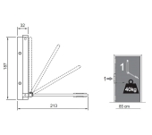 MUELLE BRAZO JUSTOR MB 56 MUELLE BRAZO JUSTOR MB 56