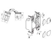 BISAGRA OCULTA KUBIKUADRA K3000 160º