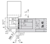 BISAGRA OCULTA KUBIKUADRA K3000 160º