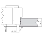 BISAGRA INVISIBLE KUBIKUADRA K3000 160º BISAGRA INVISIBLE KUBIKUADRA K3000 160º