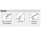 BISAGRA 71B9550 CLIP BLUMOTION P.GRUESA RECTA BISAGRA 71B9550 CLIP BLUMOTION P.GRUESA RECTA