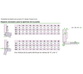 BISAGRA PROFUNDIDAD 8MM RECTA 105º C1A6A99 BISAGRA PROFUNDIDAD 8MM RECTA 105º C1A6A99