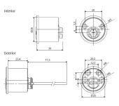 CILINDRO SEGURIDAD TESA TS60 REGULABLE CILINDRO SEGURIDAD TESA TS60 REGULABLE