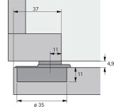 FRONTISSA HETTICH OPTIMAT PLUS 4 FM FRONTISSA HETTICH OPTIMAT PLUS 4 FM