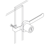 CERRADURA 2915 PUERTA CORREDERA CRISTAL S-268