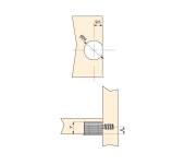 EXCÉNTRICA FIX TABLERO AGLOMERADO 19MM EXCÉNTRICA FIX TABLERO AGLOMERADO 19MM