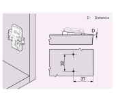 FALCA BASE CLIP BLUM 171A5010 FALCA BASE CLIP BLUM 171A5010