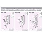 FRONTISSA BLUM 79B3451 CLIP BLUMOTION FRONTISSA BLUM 79B3451 CLIP BLUMOTION