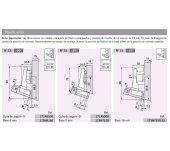 FRONTISSA BLUM 79B3453 CLIP BLUMOTION FRONTISSA BLUM 79B3453 CLIP BLUMOTION