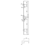 CERRADURA 3P UCEM 2510/3 C/CIL CERRADERO CORTO CERRADURA 3P UCEM 2510/3 C/CIL CERRADERO CORTO